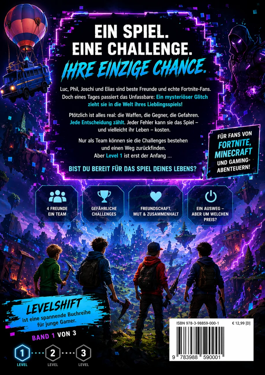 Rückseite von LevelShift Level 1