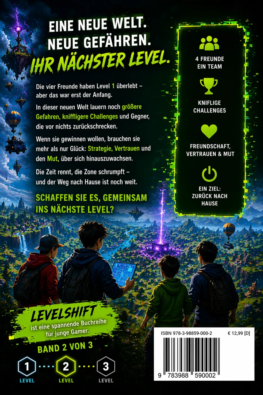 Rückseite von LevelShift Level 2